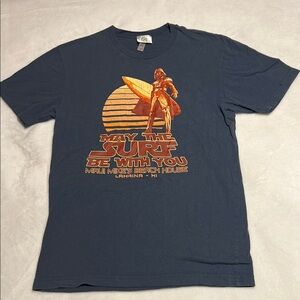 Lahaina Hawaii Graphic Navy Blue T-Shirt